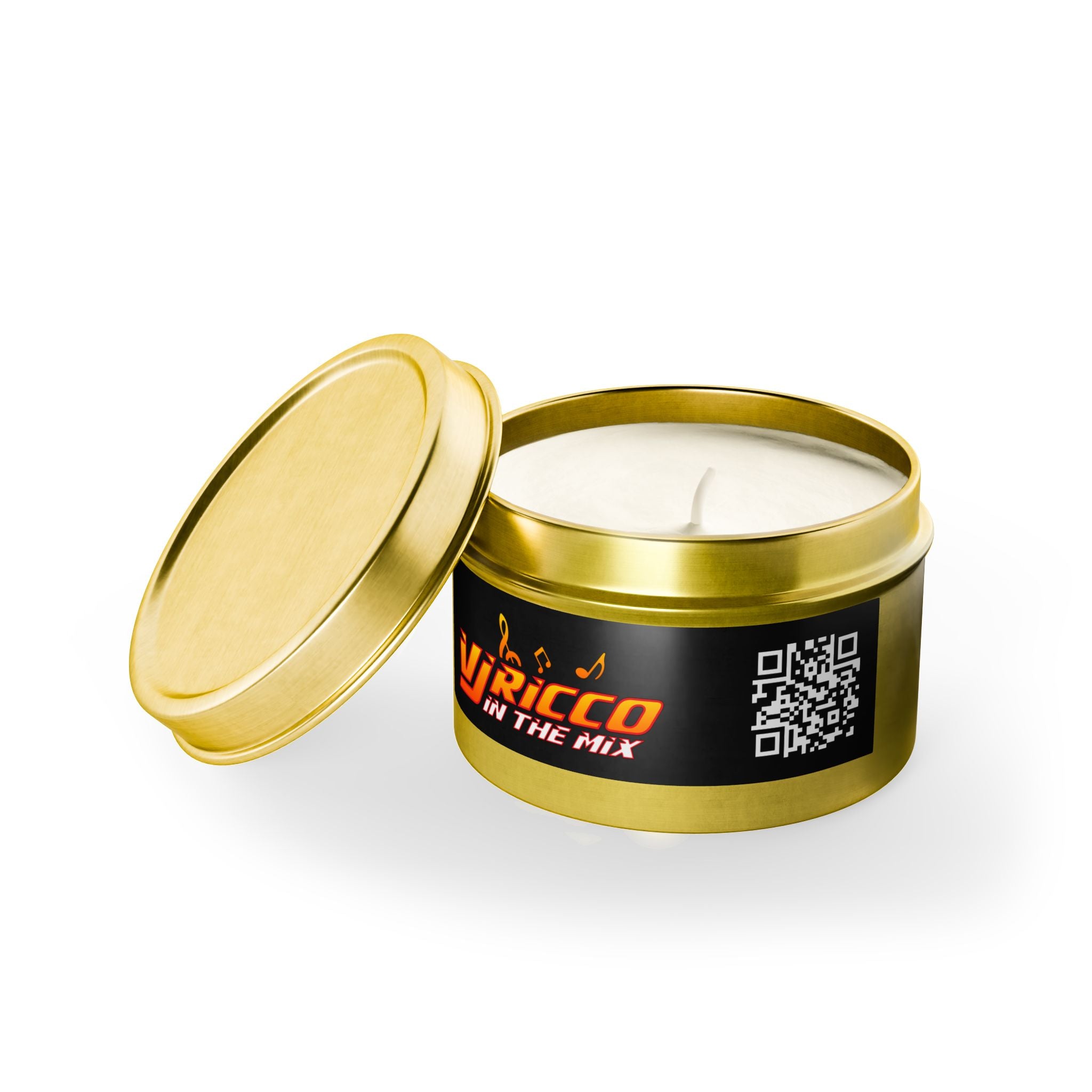 "VJ Ricco" -Themed Tin Candle - Perfect for Relaxation and Gifting